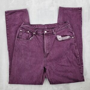 Texas Tuff Jeans Men 36 x 33 Denim Pants Straight Baggy Faded Work Vintage Adult